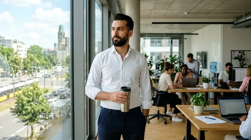 Frau sitzt entspannt meditierend in der Erholung