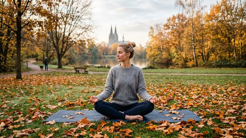Mann macht eine entspannte Auszeit und Power Nap