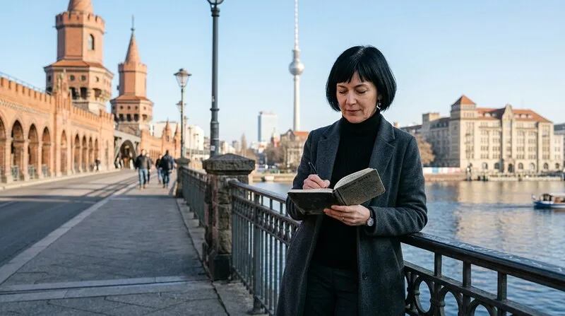 Person notiert Testergebnisse — Cortisol Test Zuhause